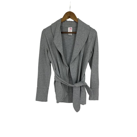 The North Face Wrap Cardigan Jacket Light Grey Women's Size S - Picture 1 of 15